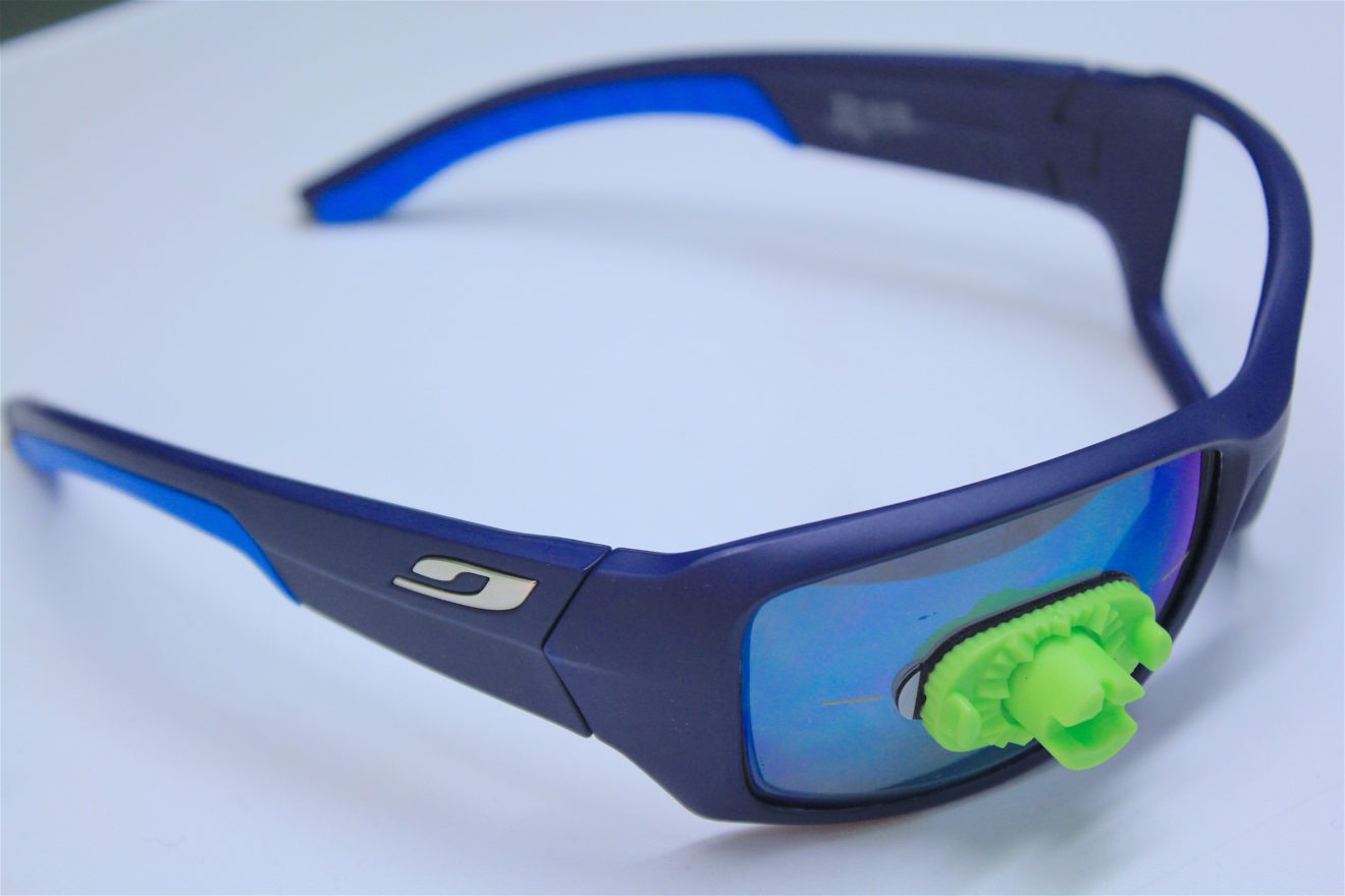 sport Julbo à la vue pour un porteur myope (verre en indice 1.5). Atelier de l